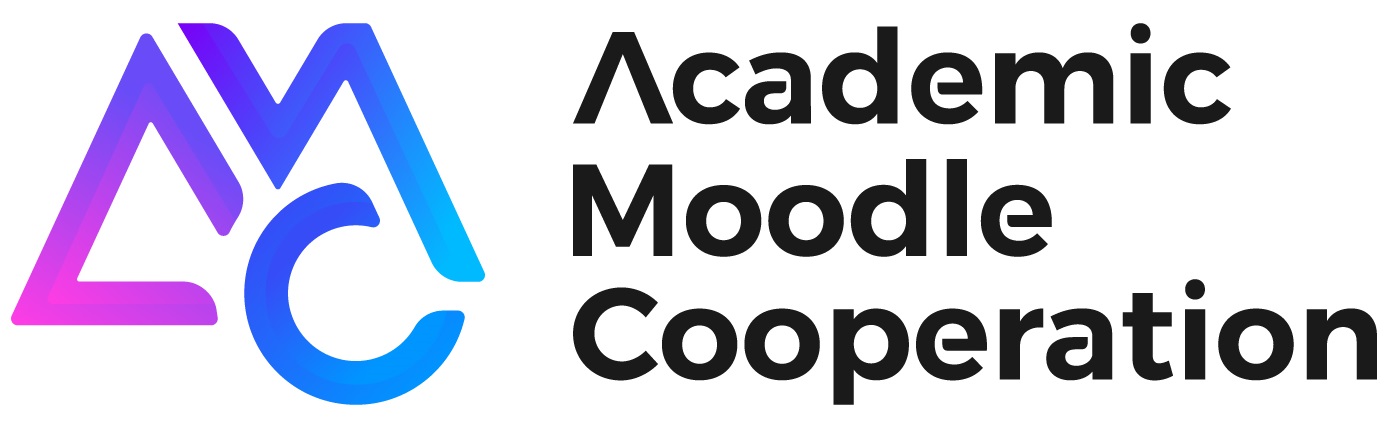 Logo Academic Moodle Cooperation