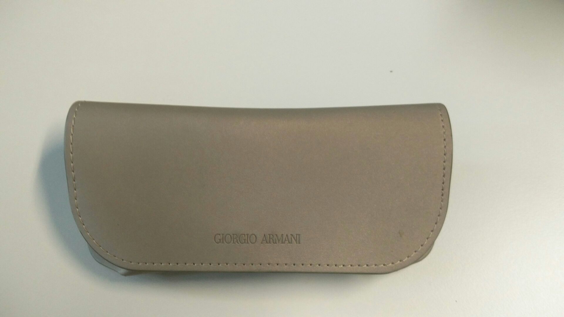 glasses case (grey, Giorgio Armani)
