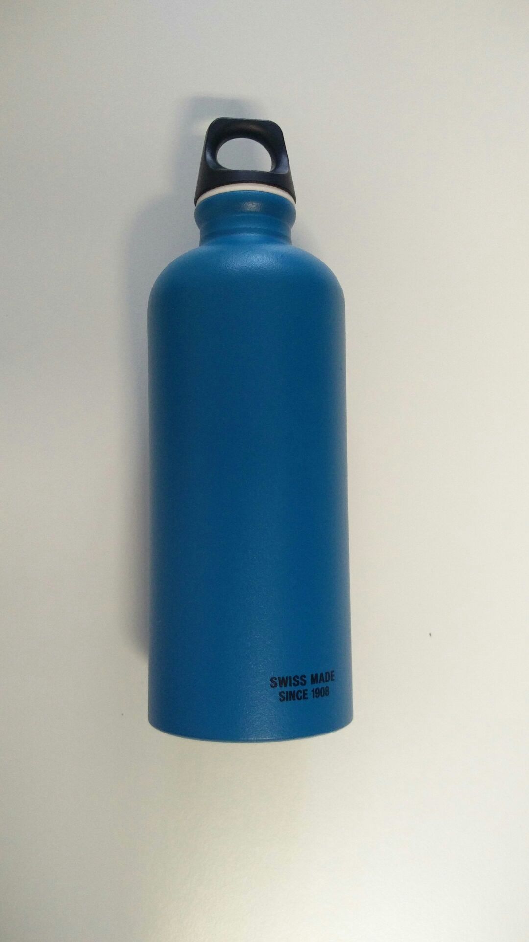SIGG bottle from 2018, blue